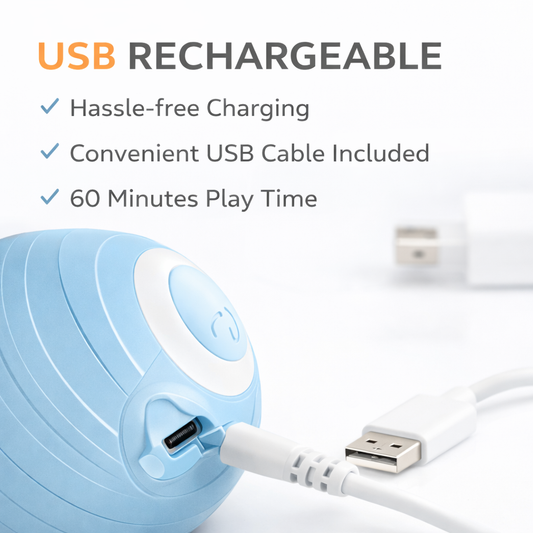 SMART ROLLING CAT BALL™ – AUTOMATIC INTERACTIVE TOY FOR INDOOR CATS